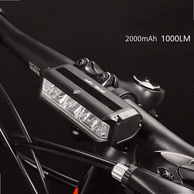 1400LM Waterproof Bright LED Bike Light USB Rechargeable Bicycle Front Headlight