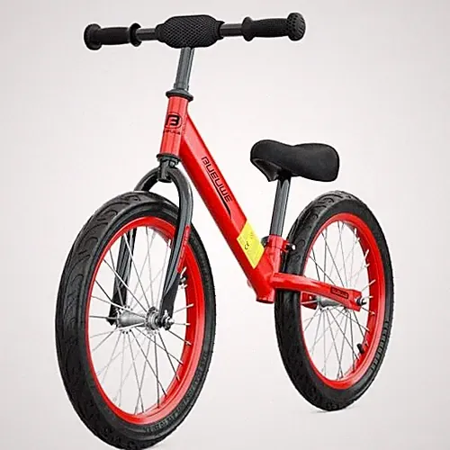 16 inch Balance Bike for 4 5 6 7 8 Year Old Boys Girls, No Pedal Kids red