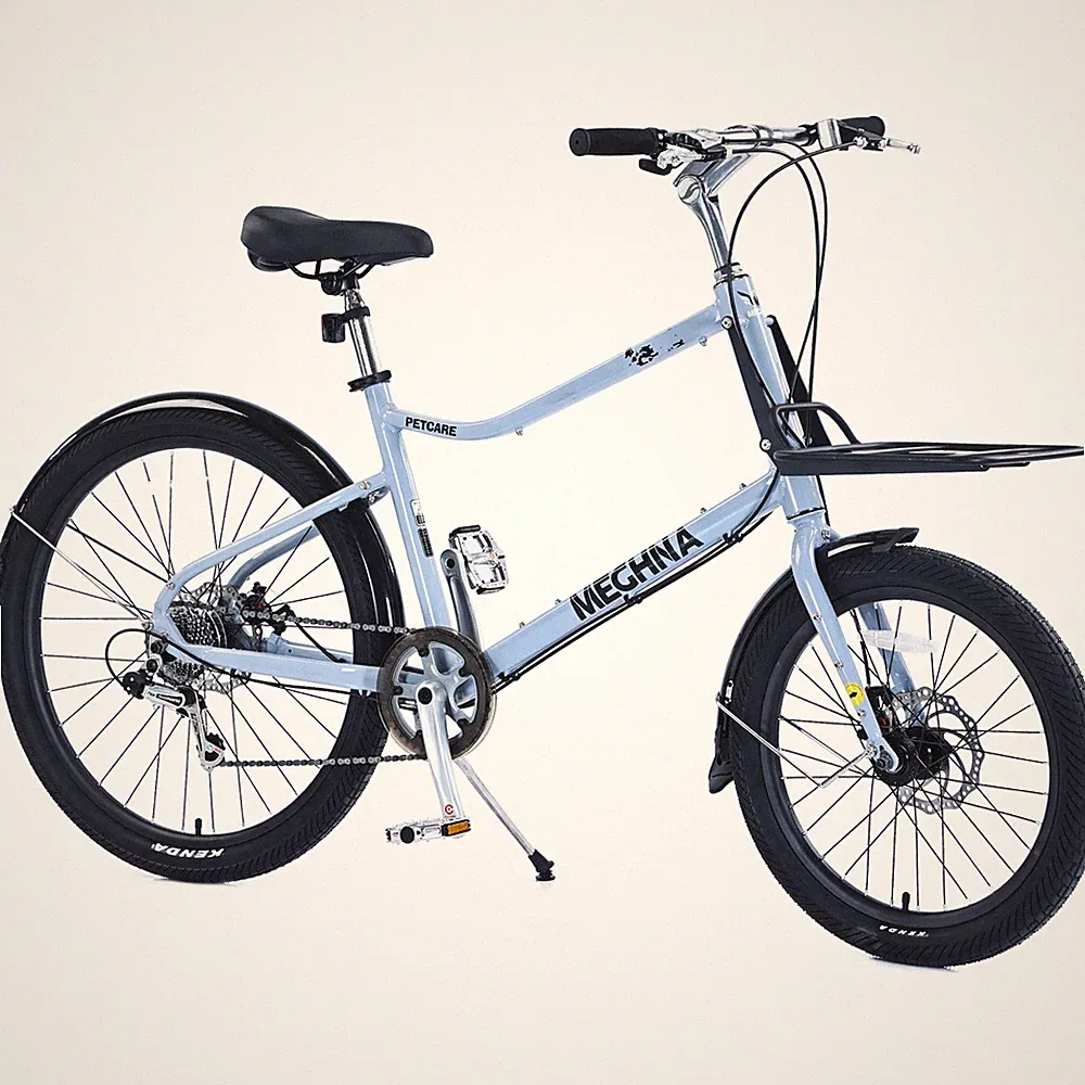 26 Inch Cargo Bike 7 Speed, Aluminum Alloy Frame, Blue ,Garden & Outdoor,for Men