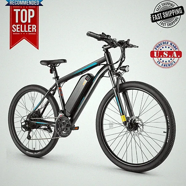 27.5inch 500W Commuting Electric Bike City Mountain Bicycle 20mph Confort Riding