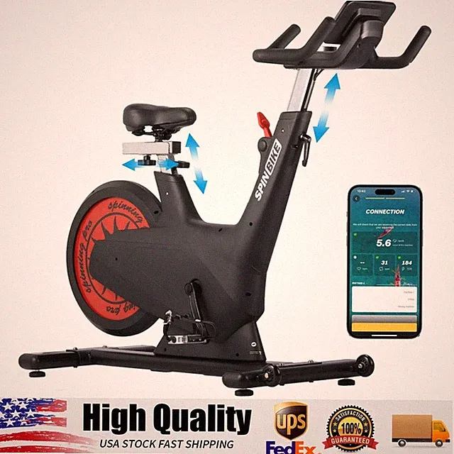5-in-1 Exercise Bike, Self-Powered Bike, 350 LBS Capacity, 32 Level Adjustable