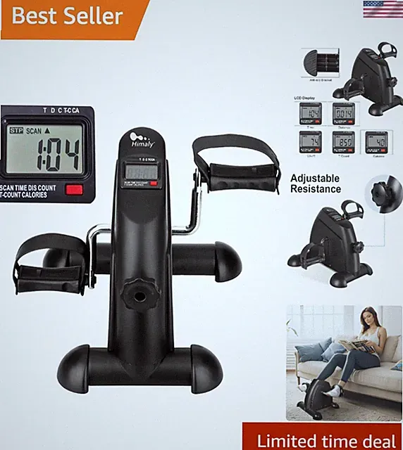 Compact Home Exercise Bike with LCD Display - Perfect for an Active Lifestyle