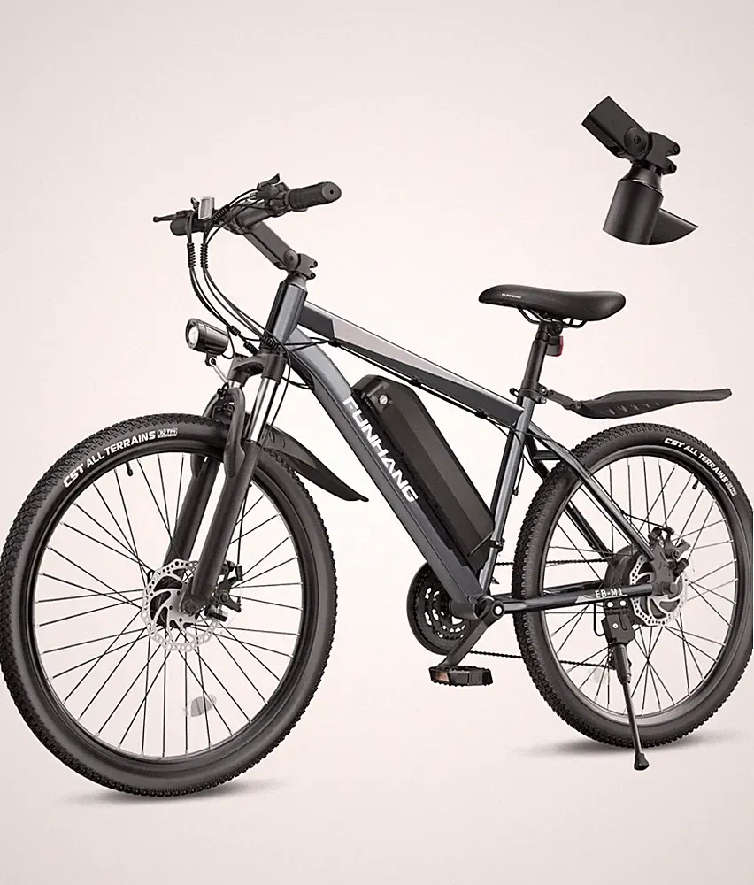 Electric Mountain Bike 26” 75W Peak E-bike 21.7MPH 50 mi Range US Seller NIB