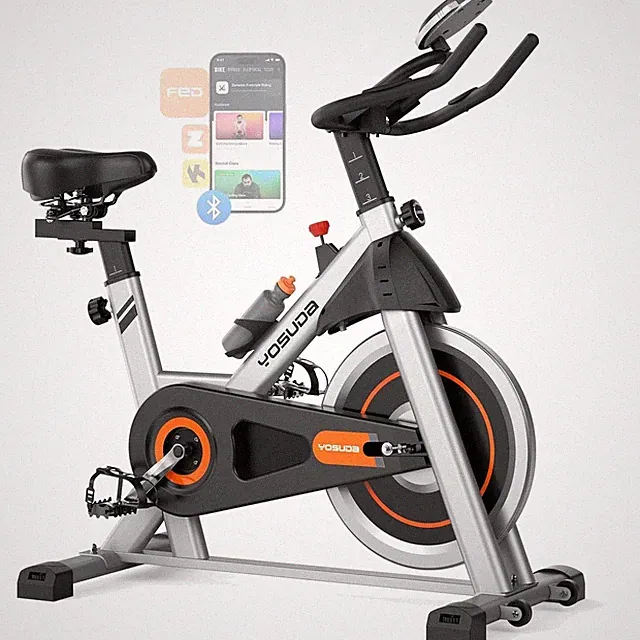Exercise Bike with Resistance Bar and Tablet Holder