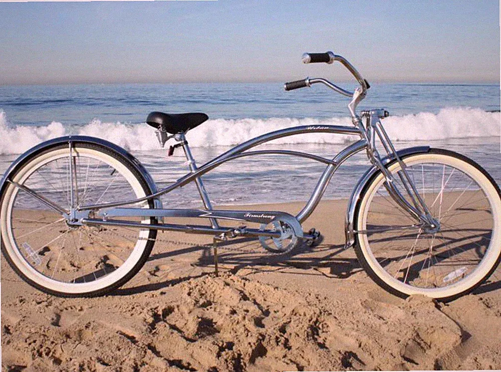 Firmstrong Urban Man Deluxe Single Speed Stretch Beach Cruiser Bicycle