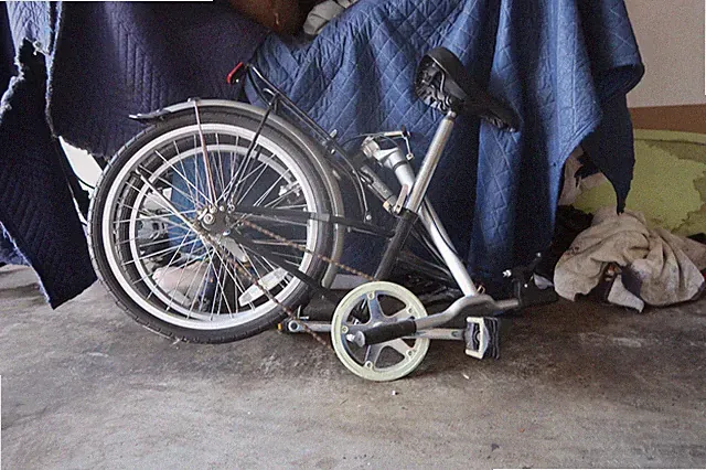 foldable nonelectric bicycle