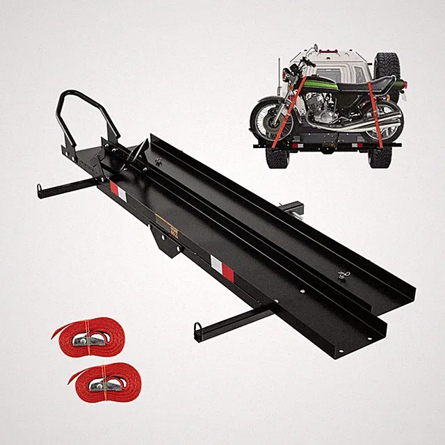 Goplus Motorcycle Hitch Carrier, 600LBS Motorcycle Carrier Hitch Mount