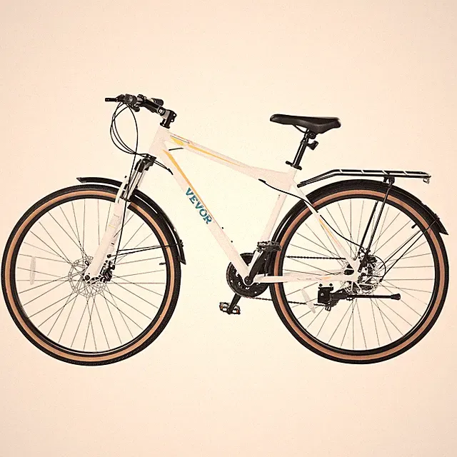 Hybrid Bike - Aluminum Frame, 24-Speed Shimano Drivetrain, Dual Brakes, 700c Whe