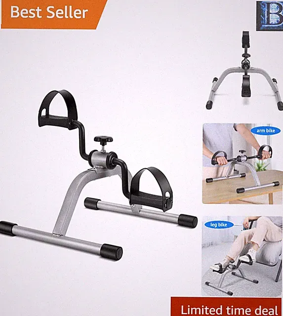 Lightweight Mini Exercise Bike - Portable Pedal Exerciser for Rehab & Fitness