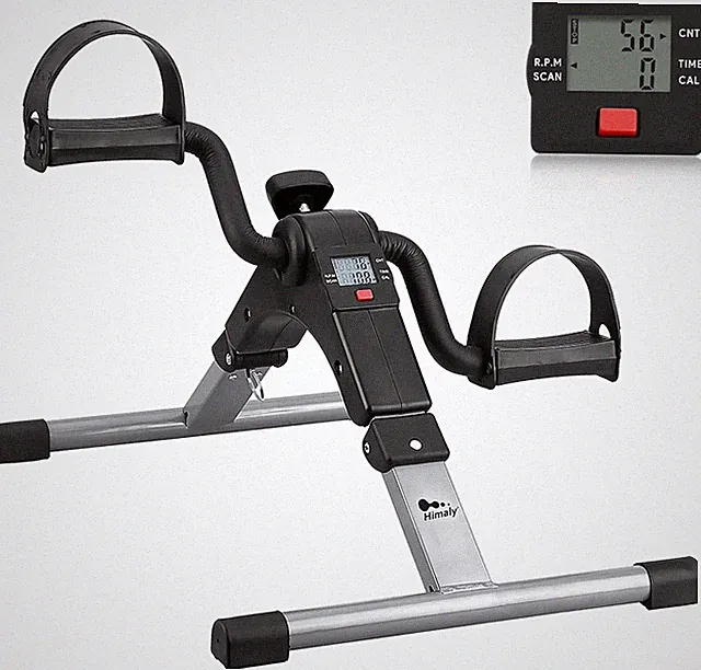 Mini Exercise Bike Cardio Fitness Adjustable Resistance Folding Pedal Cycle LCD