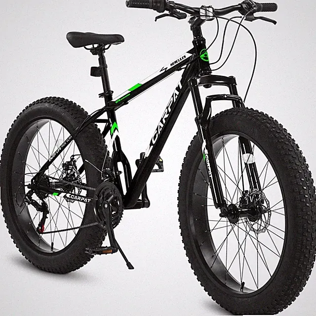 S26109 Elecony 26 Inch Fat Tire Bike Adult/Youth Full Shimano 21 Speed Mountain