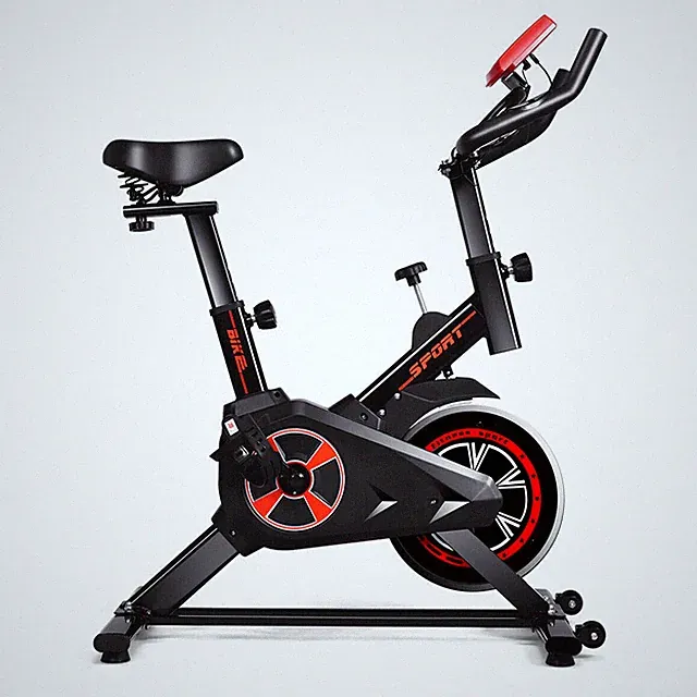 Stationary Indoor Bike Cardio Exercise Fitness Workout Cycle Home Gym Red